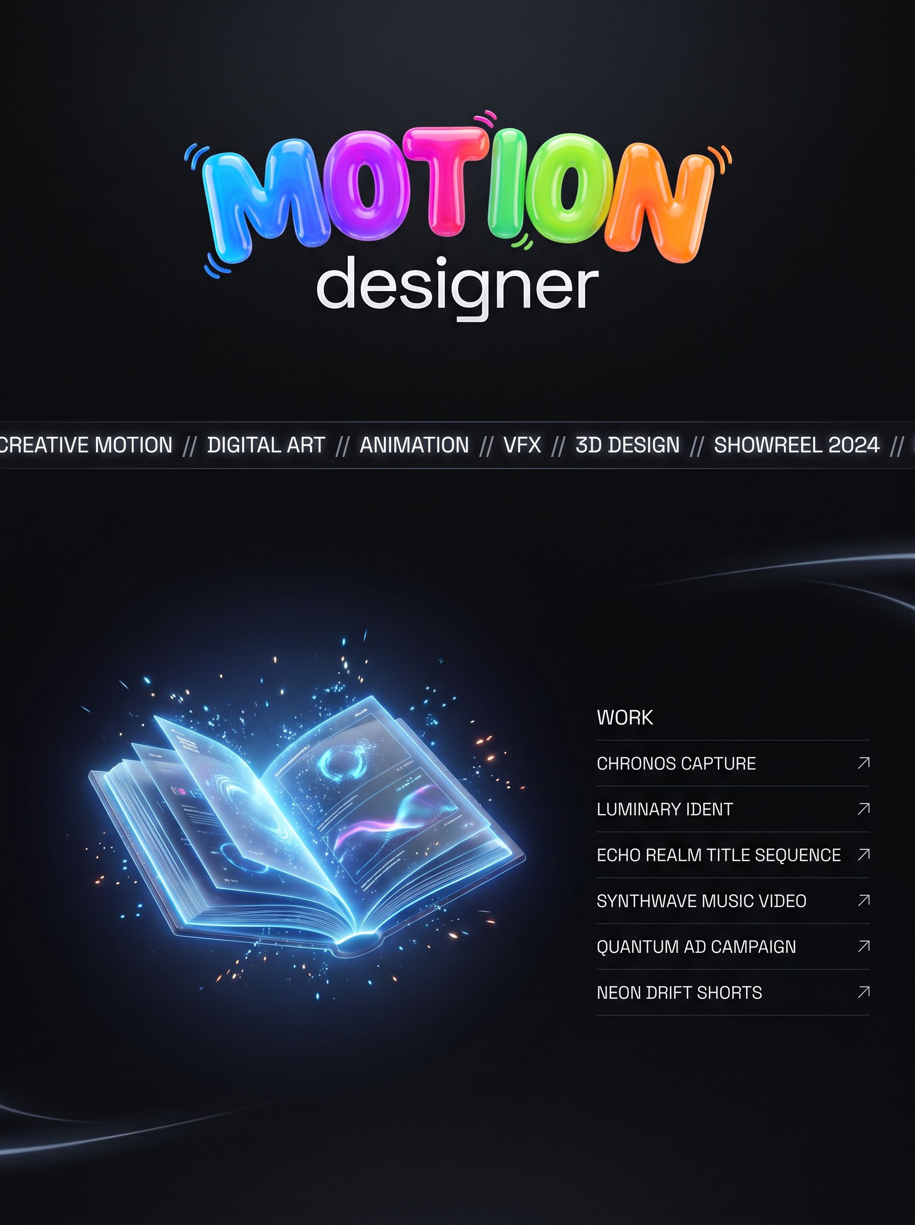 MOTION — Portfolio site