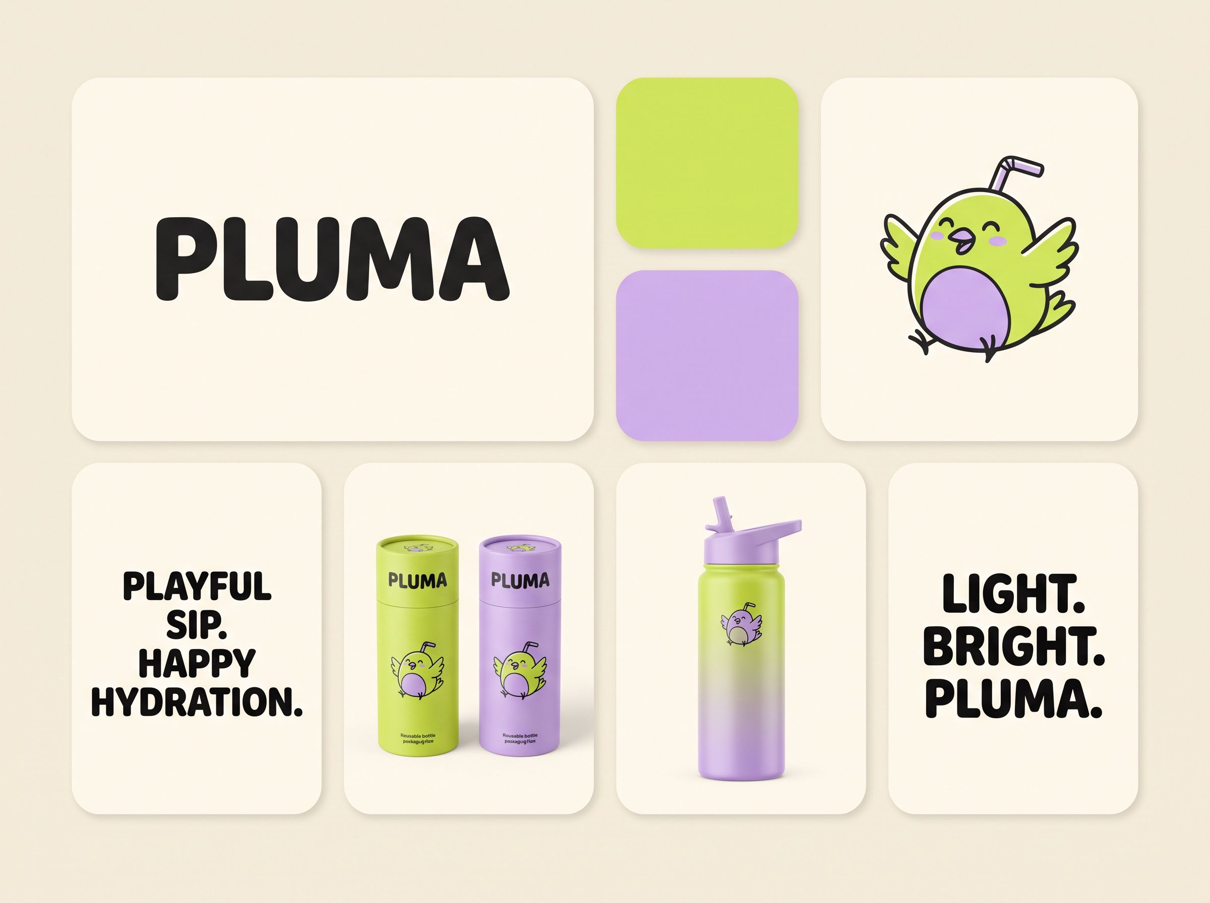 PLUMA — Brand identity
