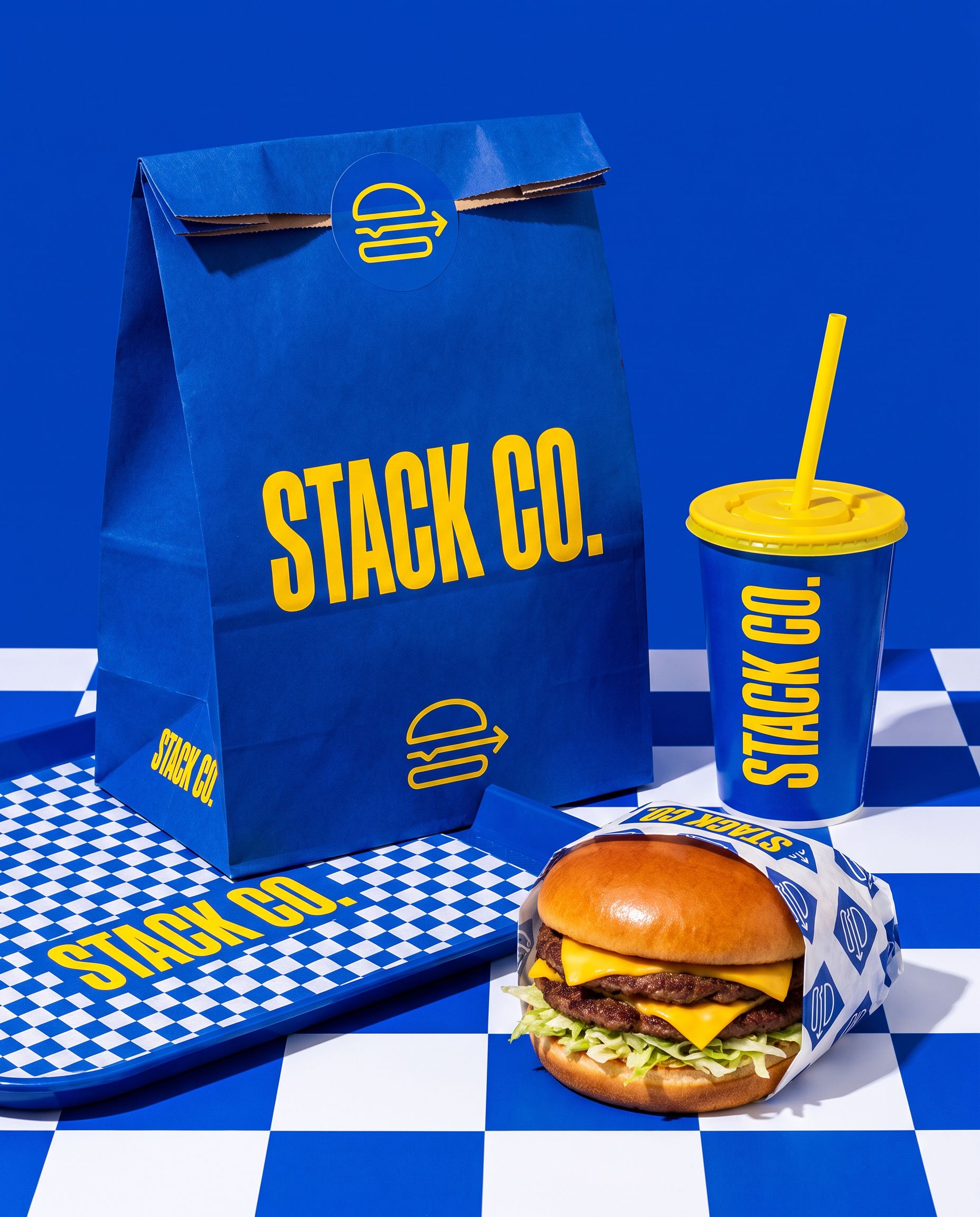 STACK CO. — Fast-food identity